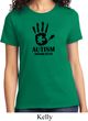 Autism Awareness Hand Ladies T-shirt