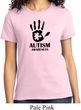 Autism Awareness Hand Ladies T-shirt