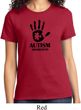 Autism Awareness Hand Ladies T-shirt