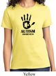 Autism Awareness Hand Ladies T-shirt