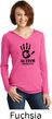 Autism Awareness Hand Ladies Tri Hoodie