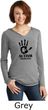 Autism Awareness Hand Ladies Tri Hoodie