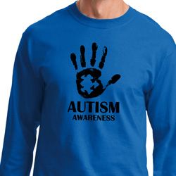 Autism Awareness Hand Long Sleeve