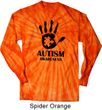 Autism Awareness Hand Long Sleeve Tie Dye