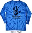 Autism Awareness Hand Long Sleeve Tie Dye