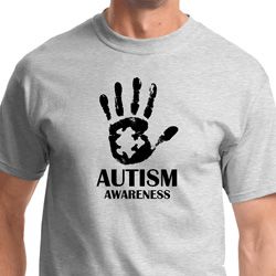 Autism Awareness Hand Mens Shirts