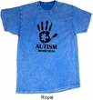Autism Awareness Hand Mineral Tie Dye T-shirt