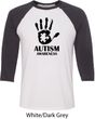 Autism Awareness Hand Raglan Shirt