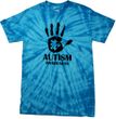 Autism Awareness Hand Spider Tie Dye T-shirt
