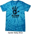 Autism Awareness Hand Spider Tie Dye T-shirt