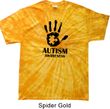 Autism Awareness Hand Spider Tie Dye T-shirt