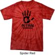 Autism Awareness Hand Spider Tie Dye T-shirt