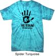 Autism Awareness Hand Spider Tie Dye T-shirt
