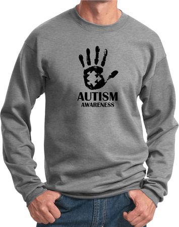 Autism Awareness Hand Sweatshirt