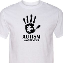 Autism Awareness Hand Tall T-shirt