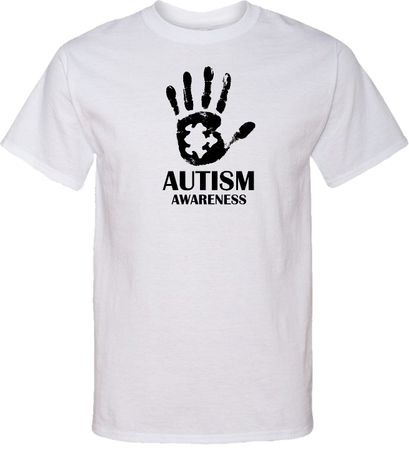 Autism Awareness Hand Tall T-shirt