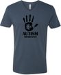 Autism Awareness Hand V-neck Shirt