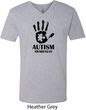 Autism Awareness Hand V-neck Shirt