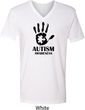 Autism Awareness Hand V-neck Shirt