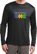 Autism Awareness Puzzle Pieces Dry Wicking Long Sleeve