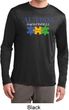 Autism Awareness Puzzle Pieces Dry Wicking Long Sleeve