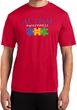 Autism Awareness Puzzle Pieces Dry Wicking T-shirt