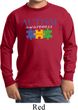 Autism Awareness Puzzle Pieces Kids Long Sleeve