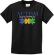 Autism Awareness Puzzle Pieces Kids T-shirt
