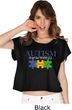 Autism Awareness Puzzle Pieces Ladies Boxy Tee