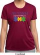 Autism Awareness Puzzle Pieces Ladies Dry Wicking T-shirt