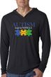 Autism Awareness Puzzle Pieces Lightweight Hoodie