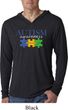 Autism Awareness Puzzle Pieces Lightweight Hoodie