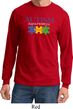 Autism Awareness Puzzle Pieces Long Sleeve