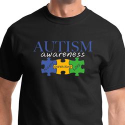 Autism Awareness Puzzle Pieces Mens Shirts