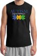 Autism Awareness Puzzle Pieces Muscle Shirt