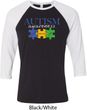 Autism Awareness Puzzle Pieces Raglan Shirt