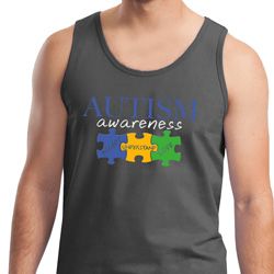 Autism Awareness Puzzle Pieces Tank Top