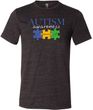 Autism Awareness Puzzle Pieces Tri Blend T-shirt