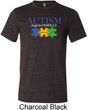 Autism Awareness Puzzle Pieces Tri Blend T-shirt