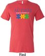 Autism Awareness Puzzle Pieces Tri Blend T-shirt