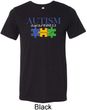 Autism Awareness Puzzle Pieces Tri Blend T-shirt