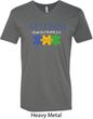 Autism Awareness Puzzle Pieces V-neck Shirt