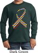 Autism Awareness Ribbon Kids Long Sleeve Shirt