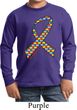 Autism Awareness Ribbon Kids Long Sleeve Shirt