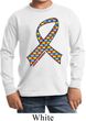 Autism Awareness Ribbon Kids Long Sleeve Shirt