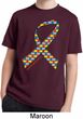 Autism Awareness Ribbon Kids Moisture Wicking Shirt