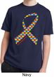 Autism Awareness Ribbon Kids Moisture Wicking Shirt