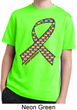 Autism Awareness Ribbon Kids Moisture Wicking Shirt