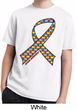 Autism Awareness Ribbon Kids Moisture Wicking Shirt