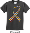 Autism Awareness Ribbon Kids Shirt